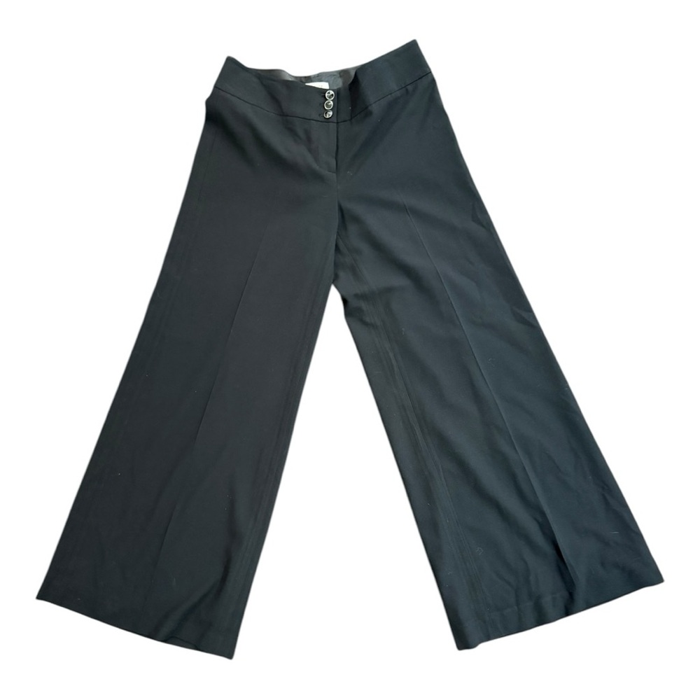 White House Black Market Black Wide Leg Pants
